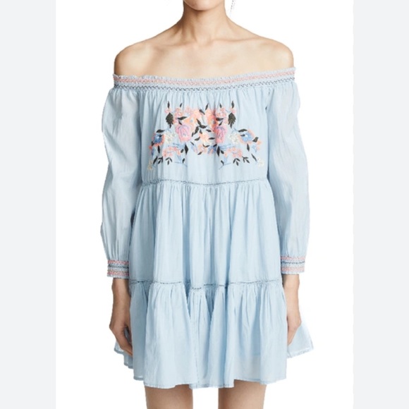 Free people send me off shoulder dress small - Picture 5 of 10